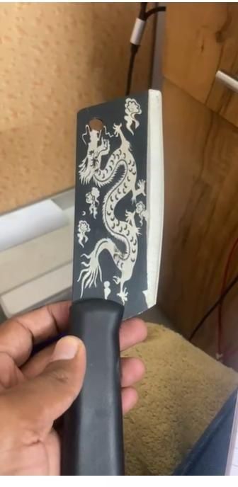 Dragon Chopping Knife – Stainless Steel Heavy-Duty Kitchen Blade
