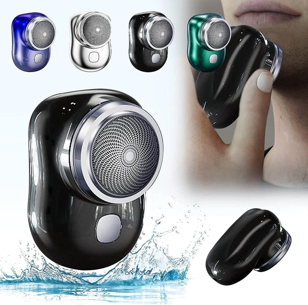 Mini Electric Shaver – Compact Steel Body Rechargeable Shaver