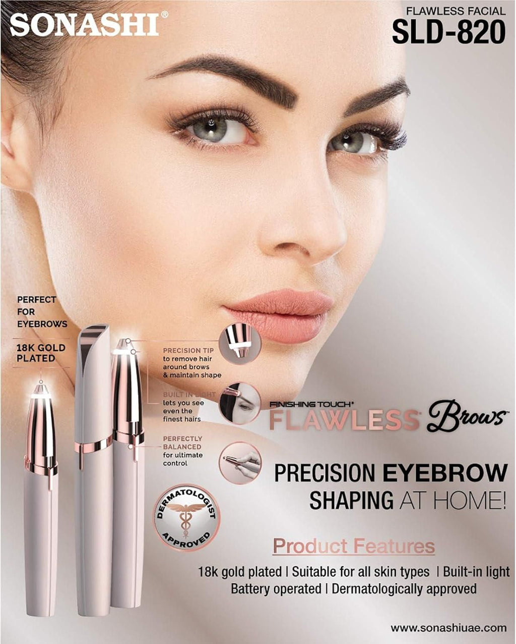 Flawless Eyebrow Trimmer for Women