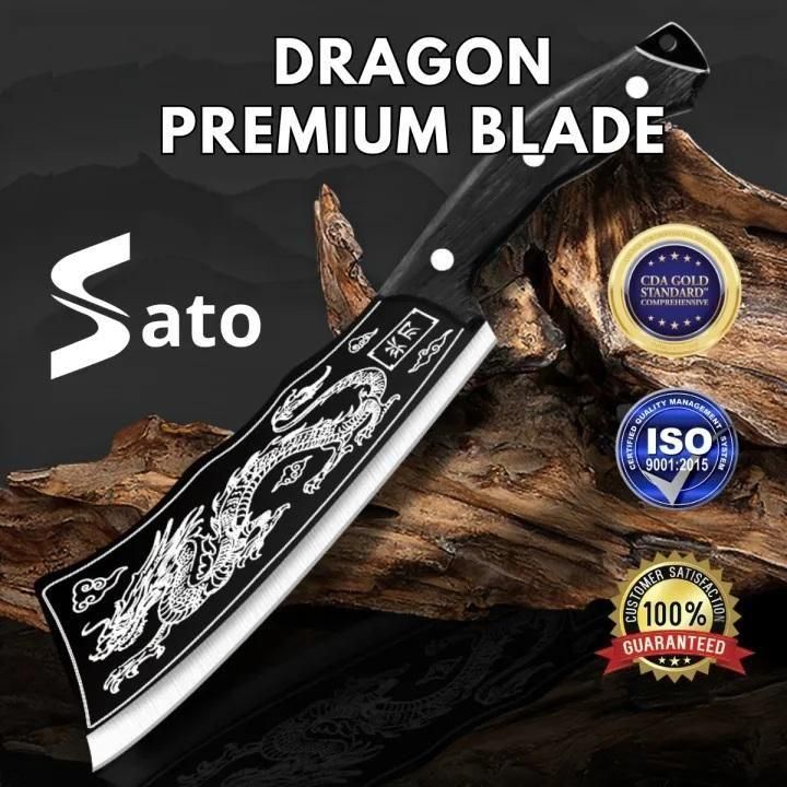 Dragon Chopping Knife – Stainless Steel Heavy-Duty Kitchen Blade